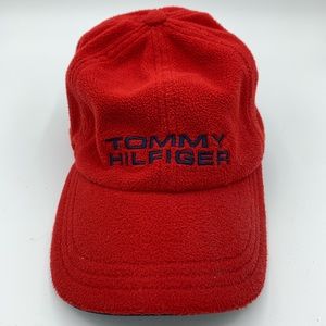 Tommy Hilfiger Fleece Hat / Snapback / red